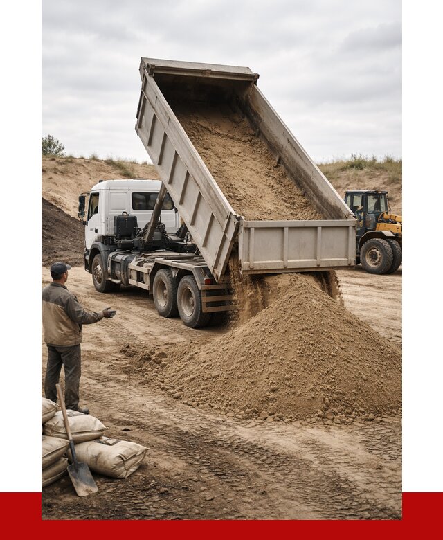 Доставка самосвалом 20 кубов в Череповце от 7666 р. | ПРОНЕРУДЧрп