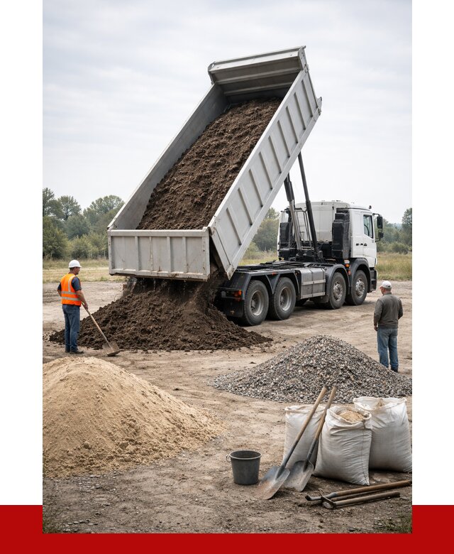 Доставка самосвалом 30 кубов в Череповце от 8688 р. | ПРОНЕРУДЧрп