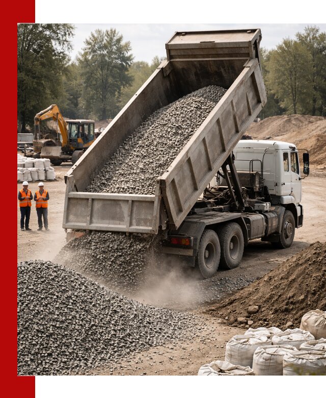 Аренда самосвала в Череповце для доставки сыпучих и нерудных материалов