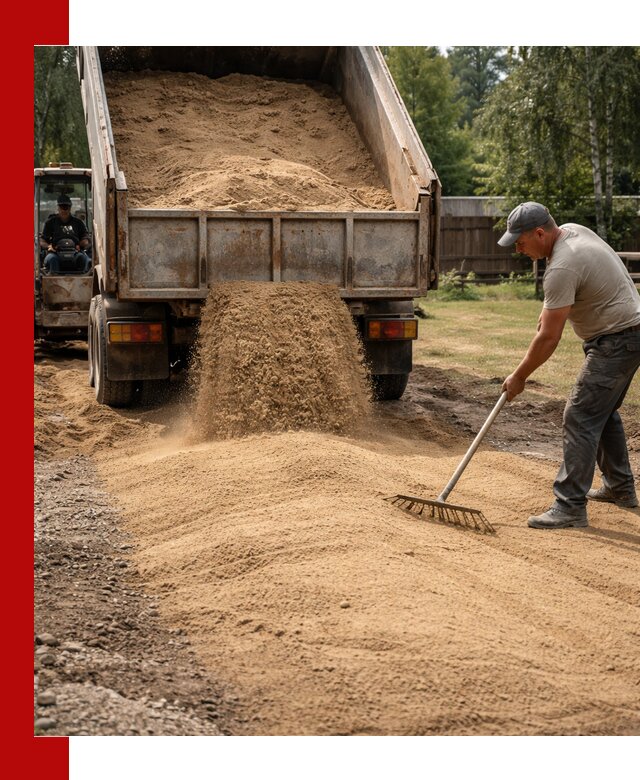 Отсыпка участка песком в Череповце быстро и качественно