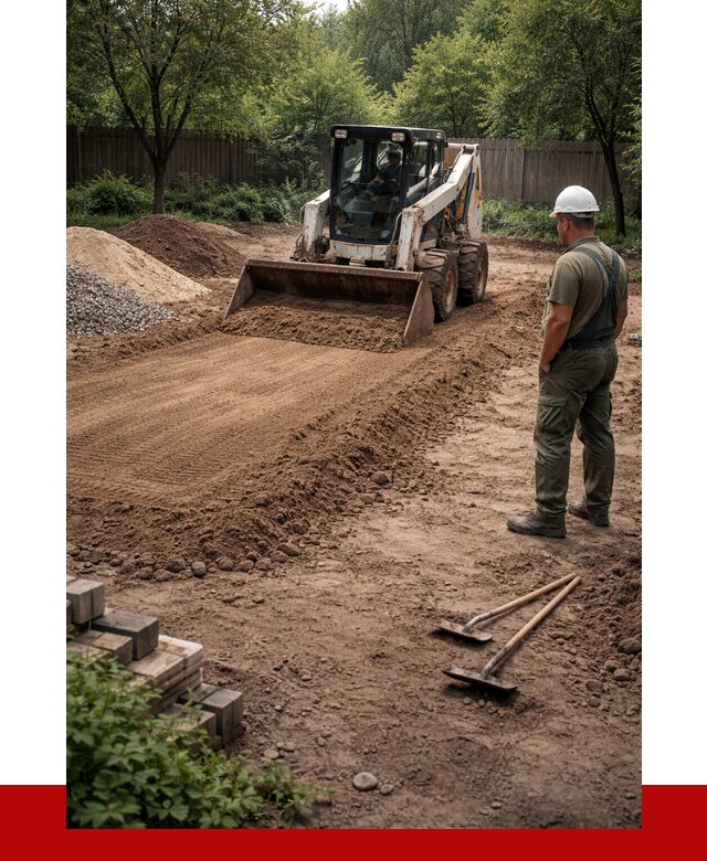 Выравнивание участка под ключ в Череповце от 3577 р. | ПРОНЕРУДЧрп