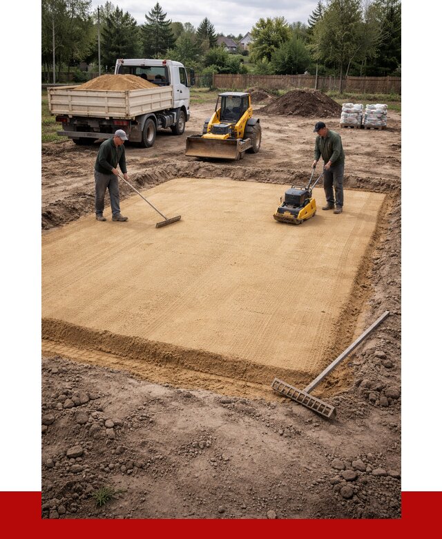 Устройство песчаной подушки в Череповце от 4599 р. ПРОНЕРУДЧрп